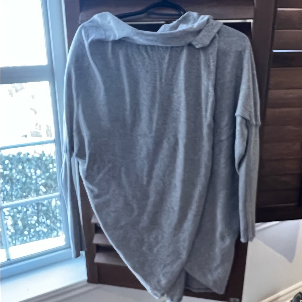 All Saints loose off the shoulder layered top.